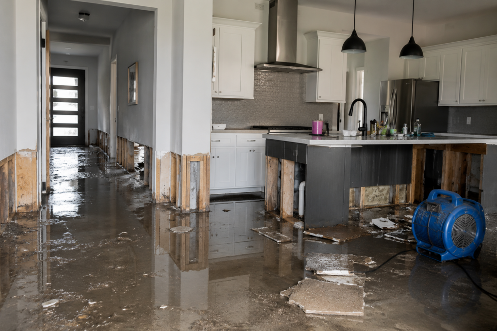 water damage dallasr residential property