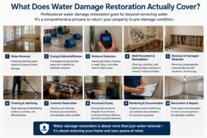 water damage restoration cleanup near me