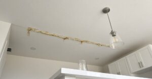 burst supply line upstairs plano